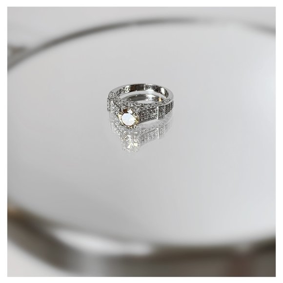 Sterling silver 925 with a Cubic Zirconium se - Picture 4 of 7